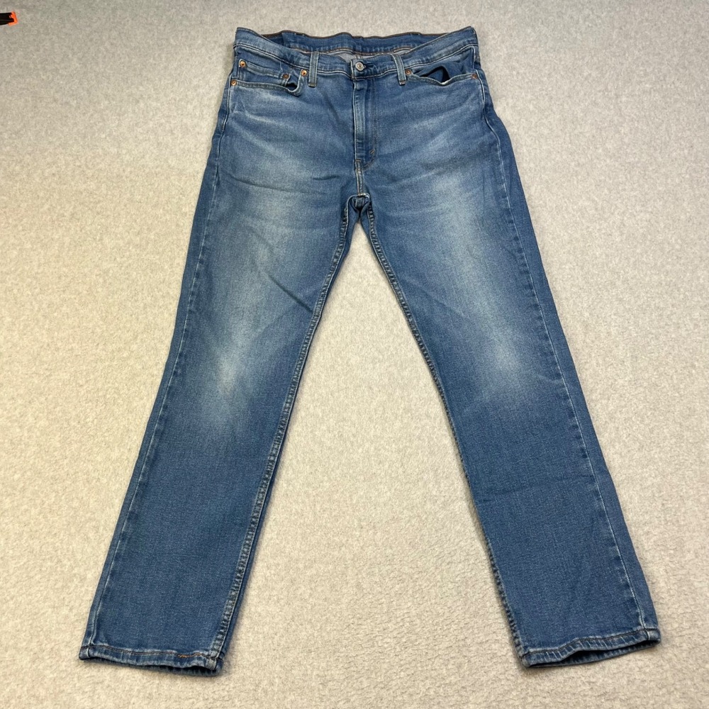 Levis 511 Jeans Mens 38x32 Fits 36x30 Blue Denim Slim Fit 5-Pocket 00511-1322